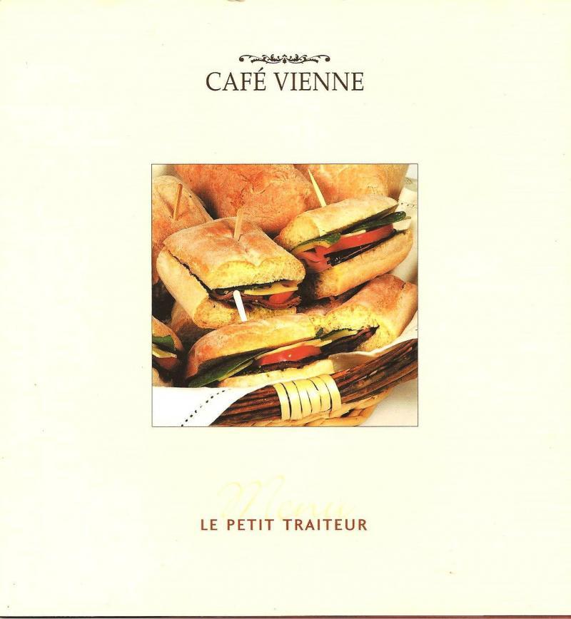 Caf Vienne - Menu (page 1)
