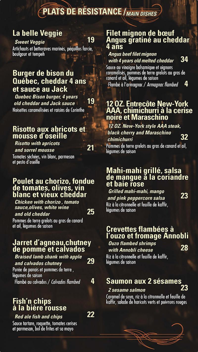 L'Assommoir Notre-Dame - Menu (page 6)