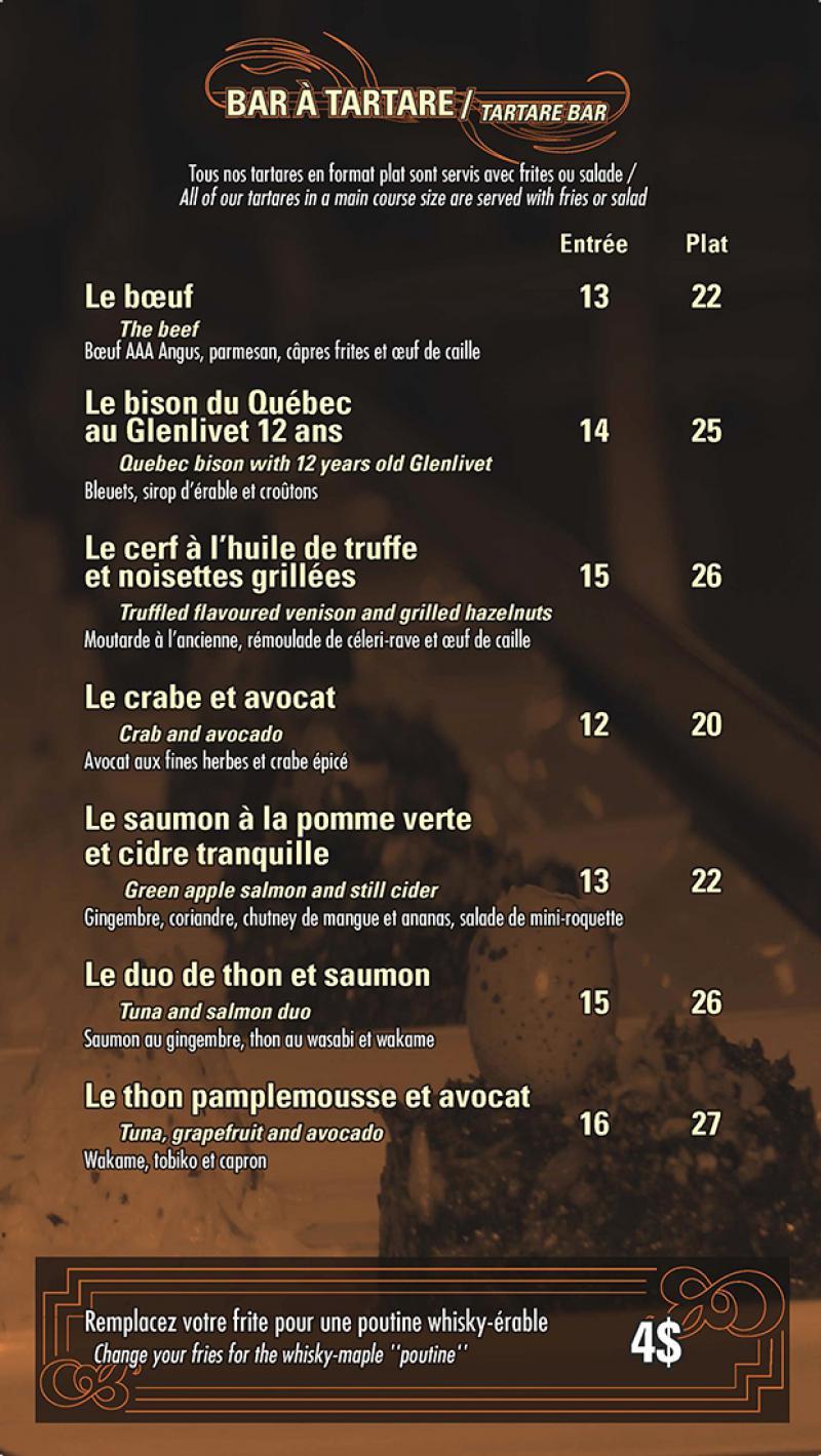 L'Assommoir Bernard - Menu (page 5)