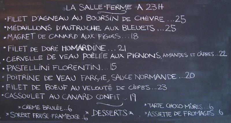 � la d�couverte - Menu (page 2)