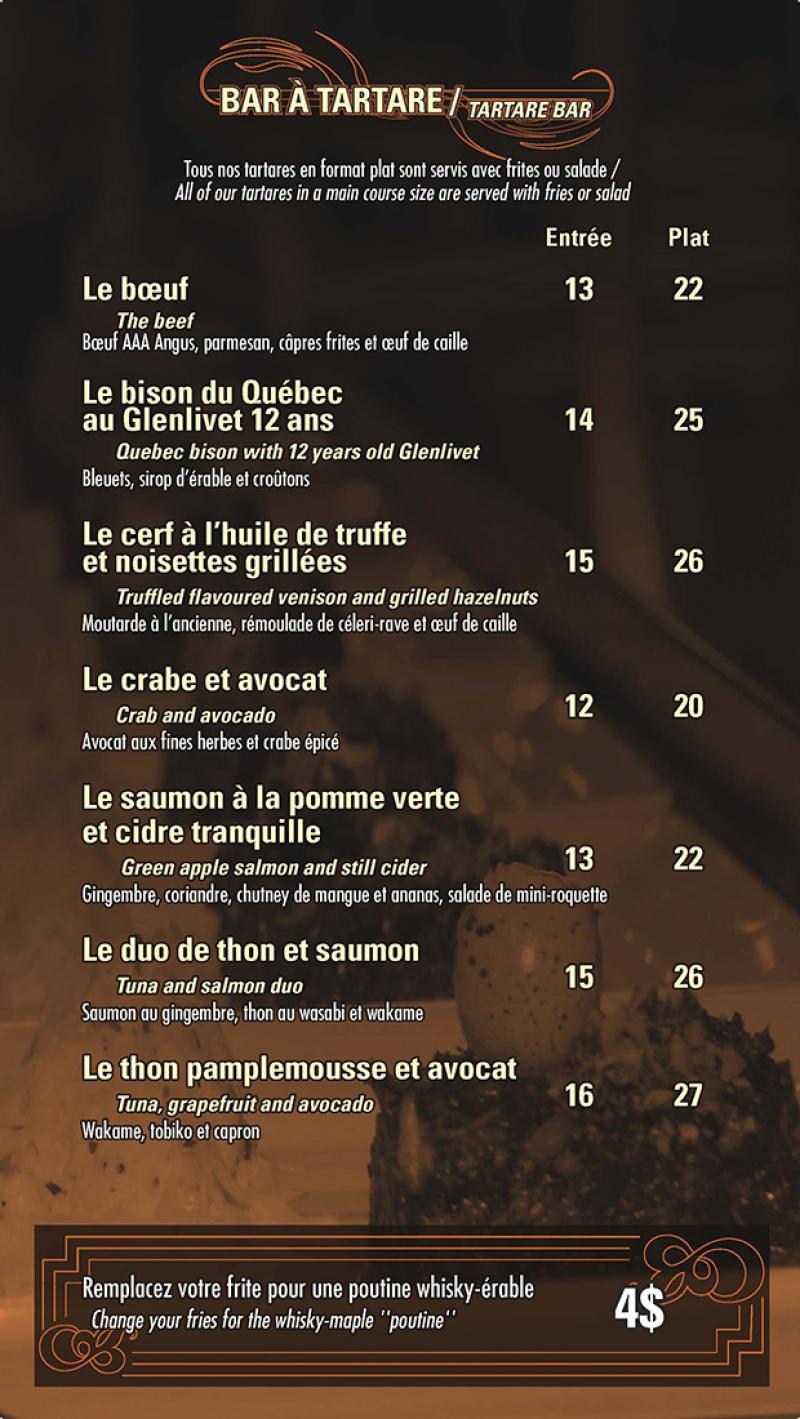 L'Assommoir Notre-Dame - Menu (page 5)