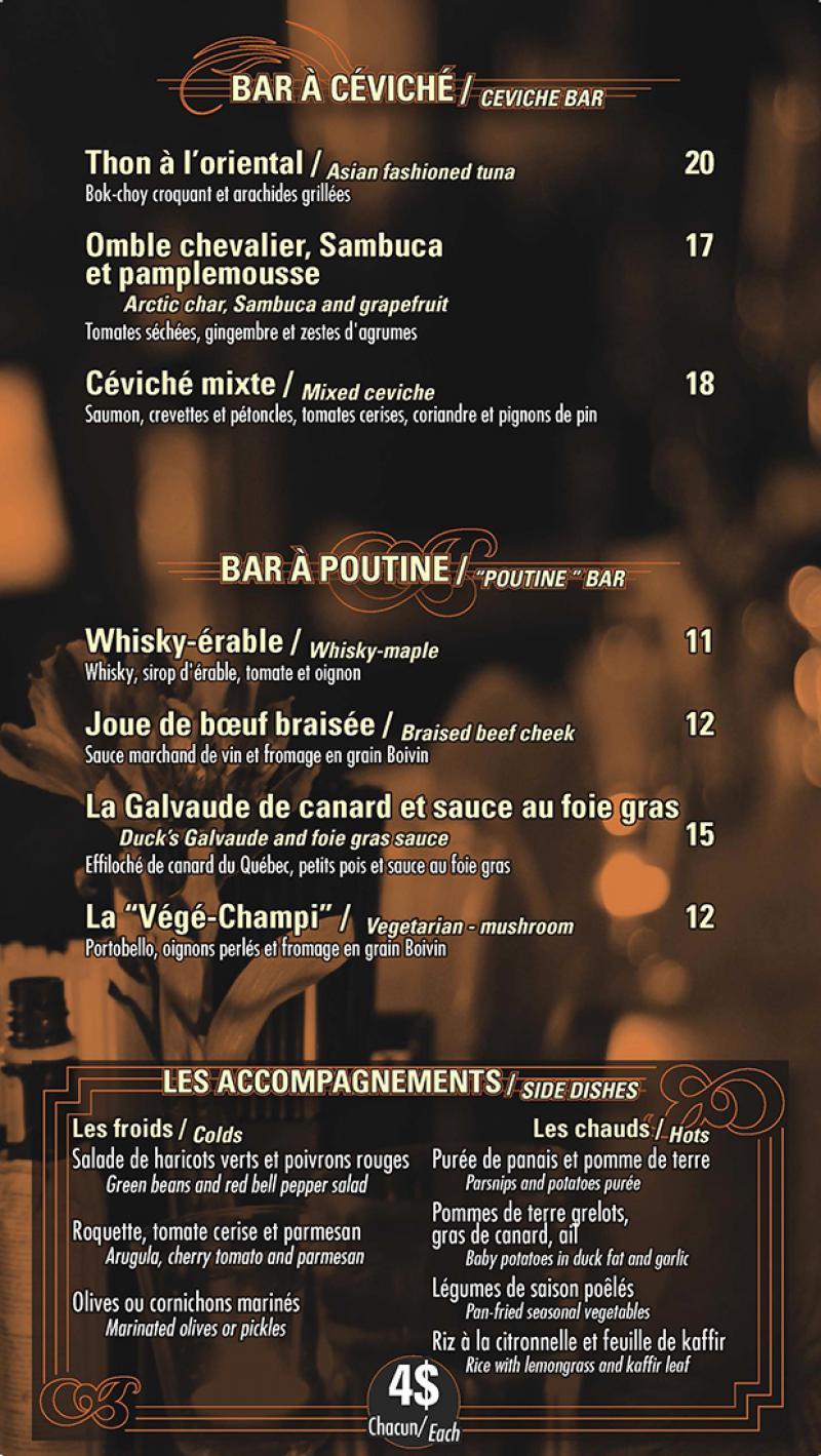 L'Assommoir Bernard - Menu (page 4)